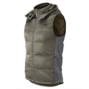 New Balance Trackster USA Padded Vest Heather Gray S88a5545